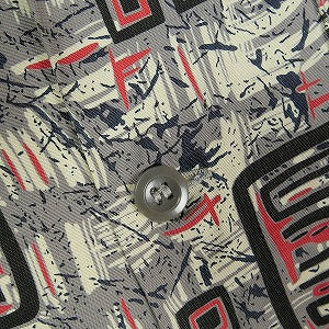 At Last ＆ Co アットラスト/BUTCHER PRODUCTS ブッチャープロダクツ ABSTRACT SHIRT RAYON L-S GREY 長袖シャツ 灰 Size 【14】 【中古品-良い】 20824291