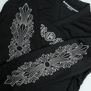 CHROME HEARTS クロム・ハーツ MESH STADIUM FOOTBALL LS JERSEY BLACK メッシュジャージ 黒 Size 【L】 【新古品・未使用品】 20824294