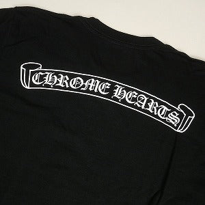 CHROME HEARTS クロム・ハーツ SCROLL L/S T-SHIRT BLACK/WHITE ロンT 黒 Size 【XL】 【新古品・未使用品】 20824415
