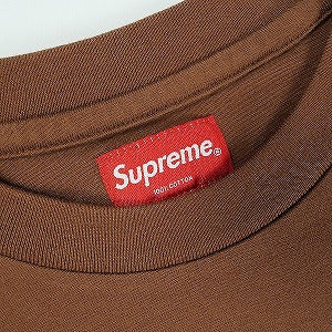SUPREME シュプリーム 21AW Gonz Nametag S/S Top Brown Tシャツ 茶 Size 【L】 【新古品・未使用品】 20824442