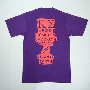 STUSSY ステューシー ×KOSTAS 00'S WORLD TOUR TEE Purple Tシャツ 紫 Size 【M】 【新古品・未使用品】 20824446