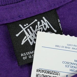 STUSSY ステューシー ×KOSTAS 00'S WORLD TOUR TEE Purple Tシャツ 紫 Size 【M】 【新古品・未使用品】 20824446