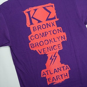 STUSSY ステューシー ×KOSTAS 00'S WORLD TOUR TEE Purple Tシャツ 紫 Size 【M】 【新古品・未使用品】 20824446
