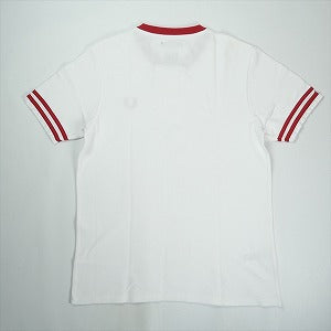STUSSY ステューシー ×FRED PERRY V-NECK TEE White Tシャツ 白 Size 【M】 【中古品-ほぼ新品】 20824448