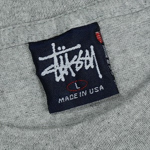 STUSSY ステューシー ×WTAPS Dog Tee Grey Tシャツ 灰 Size 【L】 【中古品-良い】 20824450