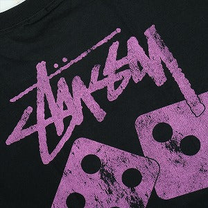 STUSSY ステューシー 京都河原町CHAPT 7TH ANNIVERSARY DICE TEE Black Tシャツ 黒 Size 【L】 【新古品・未使用品】 20824454