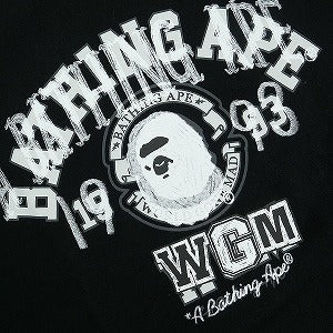 A BATHING APE ア ベイシング エイプ LAYERED COLLEGE RELAXED FIT TEE Black Tシャツ 黒 Size 【L】 【新古品・未使用品】 20824463