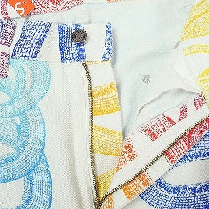 SUPREME シュプリーム ×HYSTERIC GLAMOUR 21SS Snake Denim Double Knee Denim Painter Pant White ペインターパンツ 白 Size 【W30】 【新古品・未使用品】 20824468
