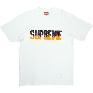 SUPREME シュプリーム 19AW Flame S\S Top Tee White Tシャツ 白 Size 【S】 【中古品-非常に良い】 20824475