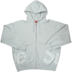 SUPREME シュプリーム 25SS Big Logo Zip Up Hooded Sweatshirt Ash Grey パーカー 灰 Size 【L】 【新古品・未使用品】 20824484