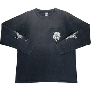 CHROME HEARTS クロム・ハーツ DAGGER LOGO LS T-SHIRT BLACK ロンT オールド 黒 Size 【L】 【中古品-良い】 20824486