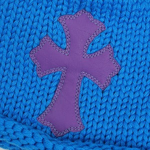 CHROME HEARTS クロム・ハーツ CROSS PATCH CASHMERE BEANIE BLUE カシミアビーニー 青 Size 【フリー】 【新古品・未使用品】 20824487