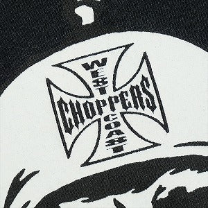VINTAGE ヴィンテージ West Coast Choppers ウェストコーストチョッパーズ Skull Head White LS Tee ロンT 黒 Size 【L】 【中古品-良い】 20824494