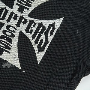 VINTAGE ヴィンテージ West Coast Choppers ウェストコーストチョッパーズ Iron Cross Thermal LS Tee サーマルロンT 黒 Size 【XL】 【中古品-良い】 20824496