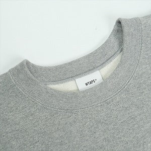 WTAPS ダブルタップス 24AW PRTC SWEATER COTTON Ash Gray クルーネックスウェット 灰 Size 【XL】 【中古品-非常に良い】 20824540