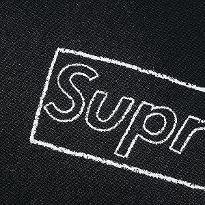 SUPREME シュプリーム 21SS KAWS Chalk Logo Hooded Sweatshirt ボックスロゴスウェットパーカー 黒 Size 【S】 【新古品・未使用品】 20824567