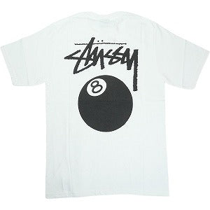 STUSSY ステューシー ×POOL 青山 8 Ball Tee White Tシャツ 白 Size 【S】 【新古品・未使用品】 20824575