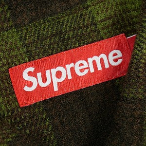 SUPREME シュプリーム 25FW Studded Shadow Plaid Zip Up Shirt Olive ジップアップ長袖シャツ オリーブ Size 【L】 【新古品・未使用品】 20824589