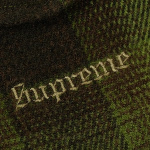 SUPREME シュプリーム 25FW Studded Shadow Plaid Zip Up Shirt Olive ジップアップ長袖シャツ オリーブ Size 【L】 【新古品・未使用品】 20824589
