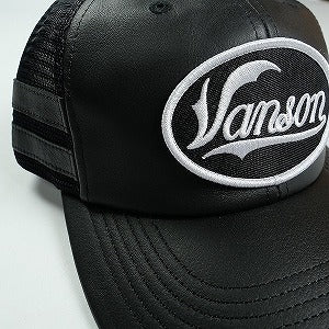 SUPREME シュプリーム ×Vanson Leathers 25FW Mesh Back 6-Panel Black メッシュキャップ 黒 Size 【フリー】 【新古品・未使用品】 20824623