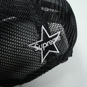 SUPREME シュプリーム ×Vanson Leathers 25FW Mesh Back 6-Panel Black メッシュキャップ 黒 Size 【フリー】 【新古品・未使用品】 20824623