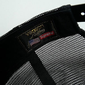 SUPREME シュプリーム ×Vanson Leathers 25FW Mesh Back 6-Panel Black メッシュキャップ 黒 Size 【フリー】 【新古品・未使用品】 20824623