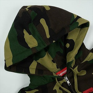 SUPREME シュプリーム 25FW Collegiate Applique Zip Up Hooded Sweatshirt Woodland Camo ジップパーカー 緑 Size 【L】 【新古品・未使用品】 20824628
