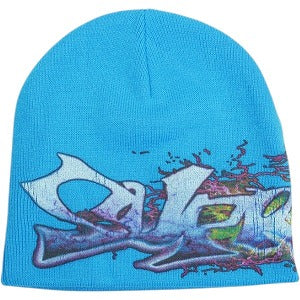 SUPREMEハートビーニー 都市名デザイン　ライム色 SUPREMEハートビーニー 都市名デザイン ライム色