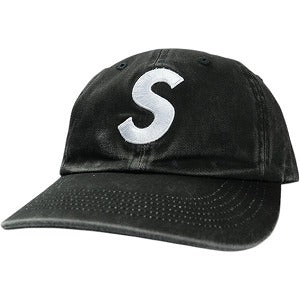 SUPREME シュプリーム 25FW Pigment Coated 2-Tone S Logo 6-Panel Black キャップ 黒 Size 【フリー】 【新古品・未使用品】 20824660