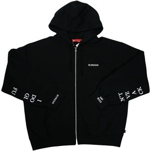 SUPREME シュプリーム 25FW IDGAF Zip Up Hooded Sweatshirt Black ジップパーカー 黒 Size 【L】 【新古品・未使用品】 20824672
