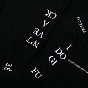 SUPREME シュプリーム 25FW IDGAF Zip Up Hooded Sweatshirt Black ジップパーカー 黒 Size 【L】 【新古品・未使用品】 20824672
