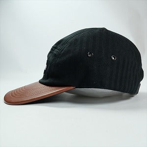 SUPREME シュプリーム 12SS Herringbone Leather Camp Cap Black キャンプキャップ 黒 Size 【フリー】 【中古品-非常に良い】 20824678