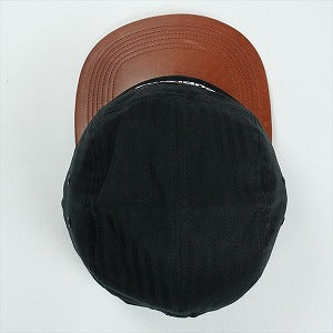 SUPREME シュプリーム 12SS Herringbone Leather Camp Cap Black キャンプキャップ 黒 Size 【フリー】 【中古品-非常に良い】 20824678