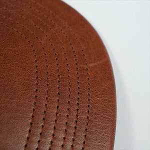 SUPREME シュプリーム 12SS Herringbone Leather Camp Cap Black キャンプキャップ 黒 Size 【フリー】 【中古品-非常に良い】 20824678