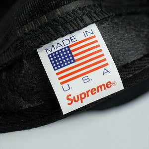 SUPREME シュプリーム 12SS Herringbone Leather Camp Cap Black キャンプキャップ 黒 Size 【フリー】 【中古品-非常に良い】 20824678