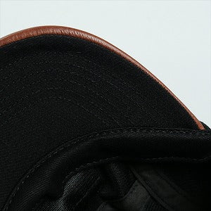 SUPREME シュプリーム 12SS Herringbone Leather Camp Cap Black キャンプキャップ 黒 Size 【フリー】 【中古品-非常に良い】 20824678