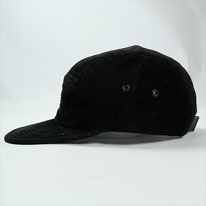 SUPREME シュプリーム 13AW Quilted Suede Camp Cap Black キャンプキャップ 黒 Size 【フリー】 【中古品-非常に良い】 20824681
