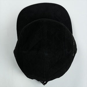 SUPREME シュプリーム 13AW Quilted Suede Camp Cap Black キャンプキャップ 黒 Size 【フリー】 【中古品-非常に良い】 20824681
