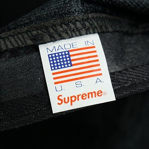 SUPREME シュプリーム 13AW Quilted Suede Camp Cap Black キャンプキャップ 黒 Size 【フリー】 【中古品-非常に良い】 20824681