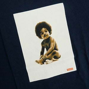 SUPREME シュプリーム 11AW Biggie Ready To Die Tee Navy Tシャツ 紺 Size 【L】 【中古品-ほぼ新品】 20824683