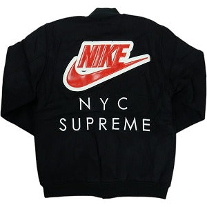 SUPREME シュプリーム ×NIKE SB Varsity Jacket Black スタジャン 黒 Size 【L】 【中古品-ほぼ新品】 20824689
