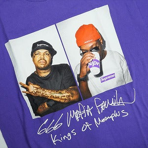 SUPREME シュプリーム 12AW Three Six Mafia Tee Purple Tシャツ 紫 Size 【L】 【中古品-ほぼ新品】 20824691