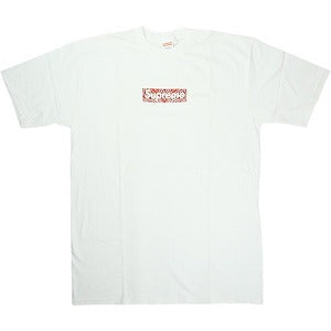 SUPREME シュプリーム 2001 Paisley Box Logo Tee White ボックスロゴTシャツ 白 Size 【L】 【中古品-ほぼ新品】 20824692