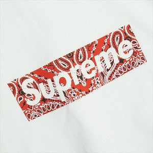 SUPREME シュプリーム 2001 Paisley Box Logo Tee White ボックスロゴTシャツ 白 Size 【L】 【中古品-ほぼ新品】 20824692