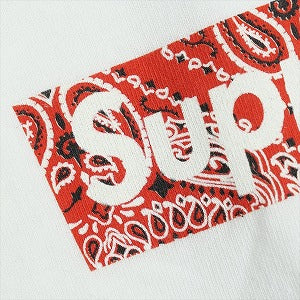 SUPREME シュプリーム 2001 Paisley Box Logo Tee White ボックスロゴTシャツ 白 Size 【L】 【中古品-ほぼ新品】 20824692