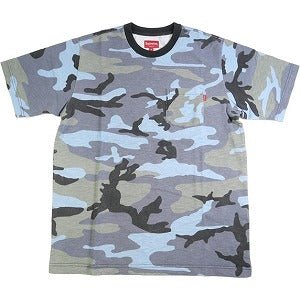 SUPREME シュプリーム 18SS Pocket Tee Blue Camo Tシャツ 青 Size 【M】 【新古品・未使用品】 20824704