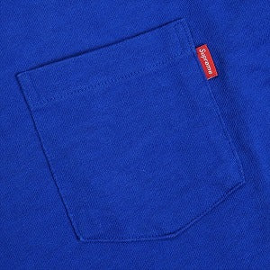 SUPREME シュプリーム S/S Pocket Tee Blue Tシャツ 青 Size 【M】 【中古品-ほぼ新品】 20824706