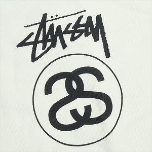STUSSY ステューシー 25FW STOCK LINK TEE PIGMENT DYED Natural Tシャツ 白 Size 【S】 【新古品・未使用品】 20824714