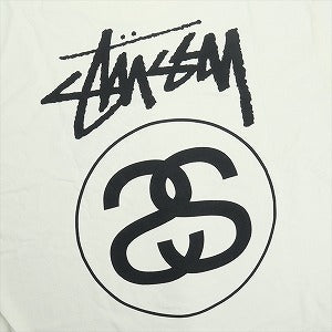 STUSSY ステューシー 25FW STOCK LINK TEE PIGMENT DYED Natural Tシャツ 白 Size 【S】 【新古品・未使用品】 20824714