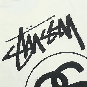 STUSSY ステューシー 25FW STOCK LINK TEE PIGMENT DYED Natural Tシャツ 白 Size 【S】 【新古品・未使用品】 20824714